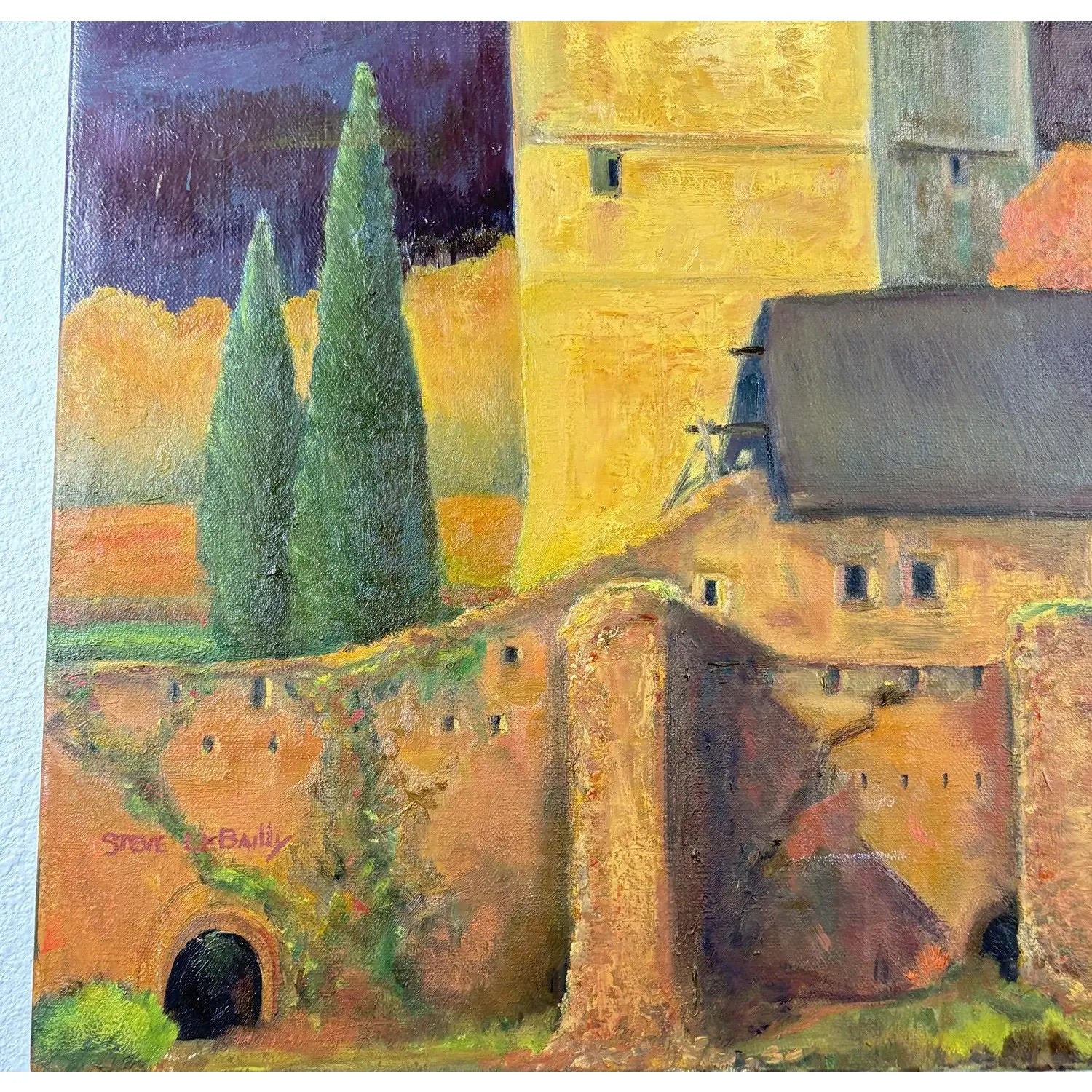 "Home to Roost" - Original Oil on Canvas by Steve Le Bailly
