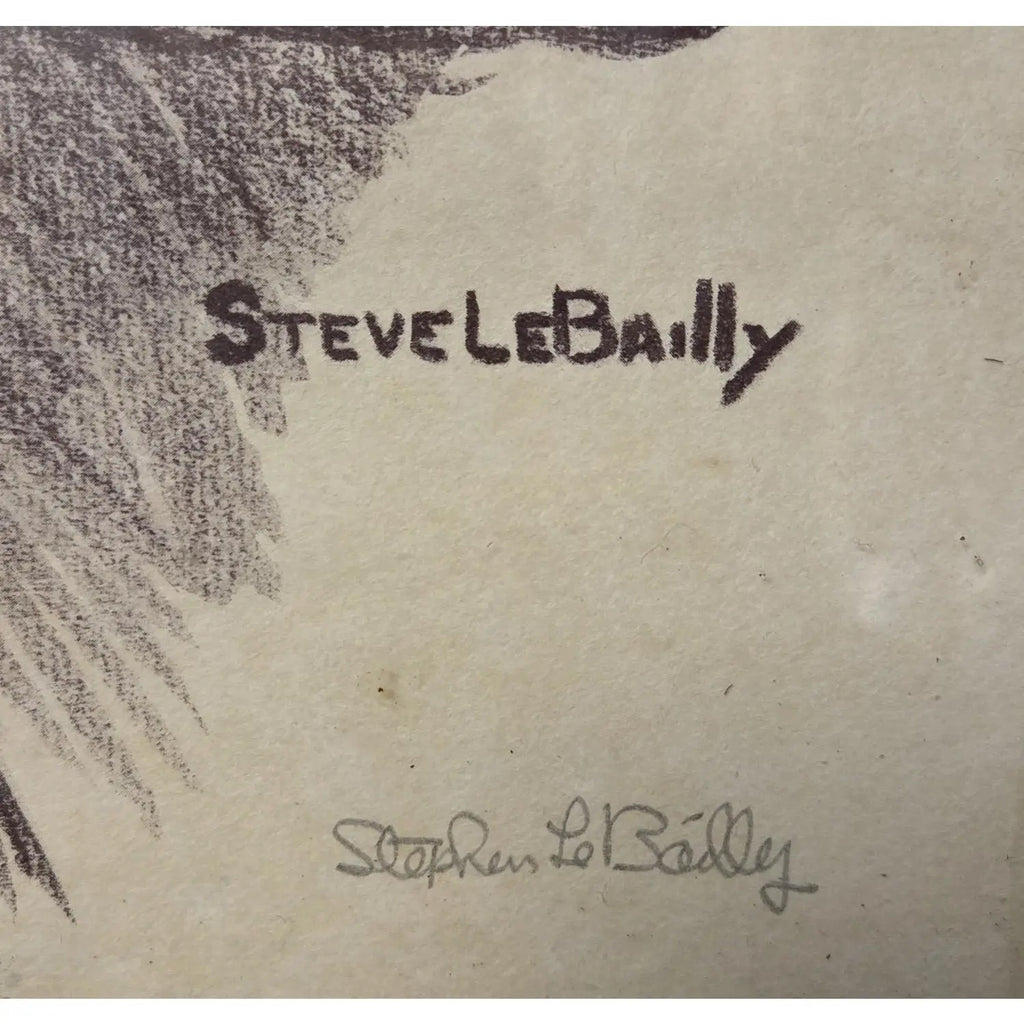1980s Steve LeBailly Signed Chief Sealth Limited Edition Print #25/2000