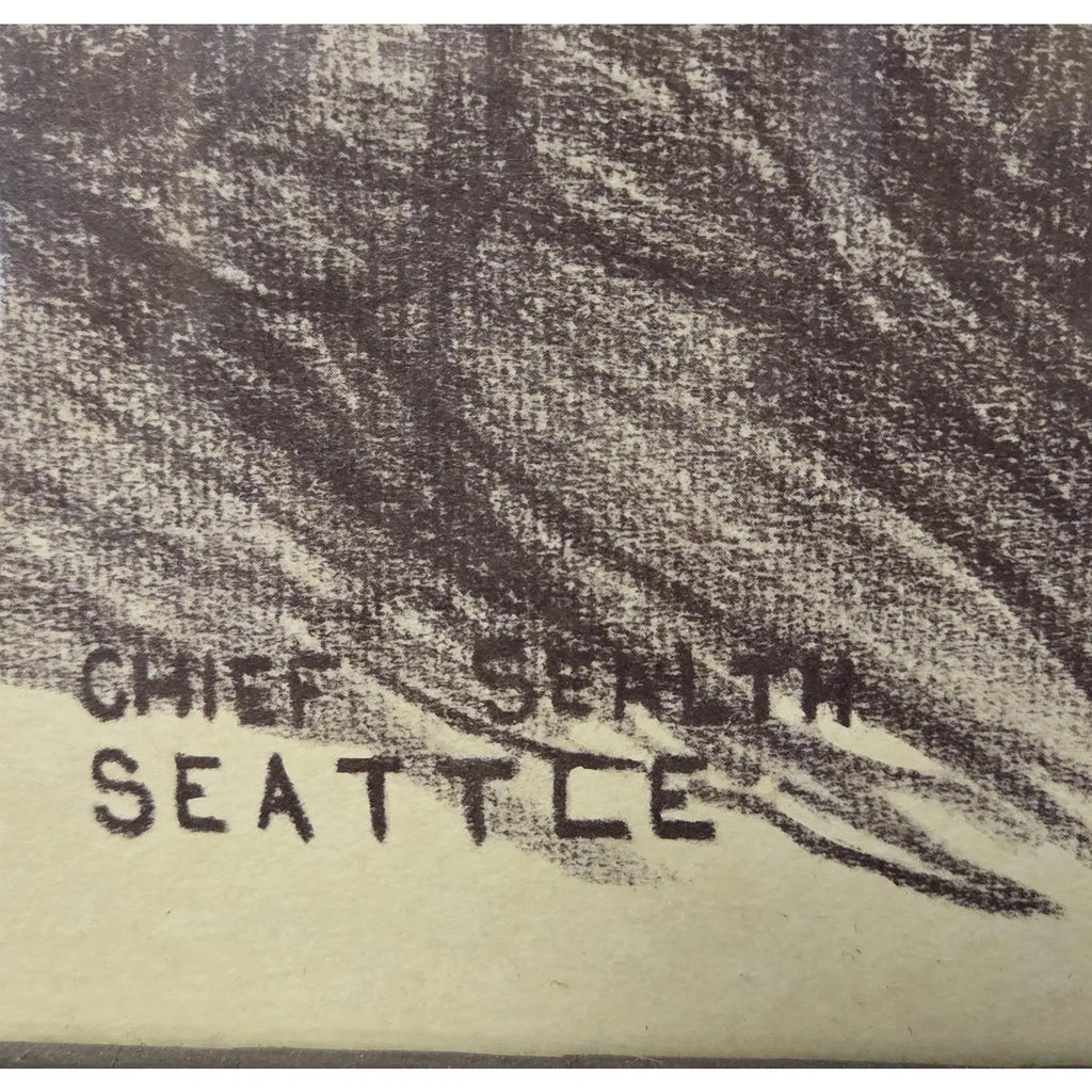 1980s Steve LeBailly Signed Chief Sealth Limited Edition Print #25/2000
