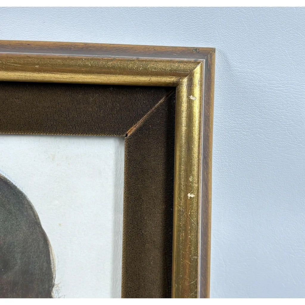 1973 Steve Le Bailly Original Portrait Watercolor - "Study of a Head"