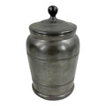 Signed Art Deco "Garant" Pewter Lidded Humidor Jar, Spain - 1930s