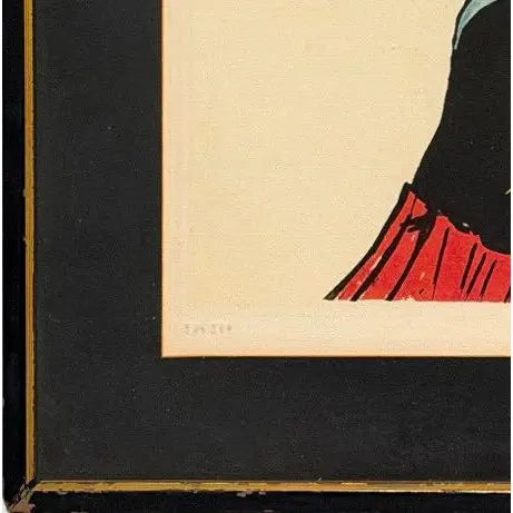 Vintage Henri De Toulouse-Lautrec Jane Avril Musée D'Albi Lithograph Numbered 206 Of 350