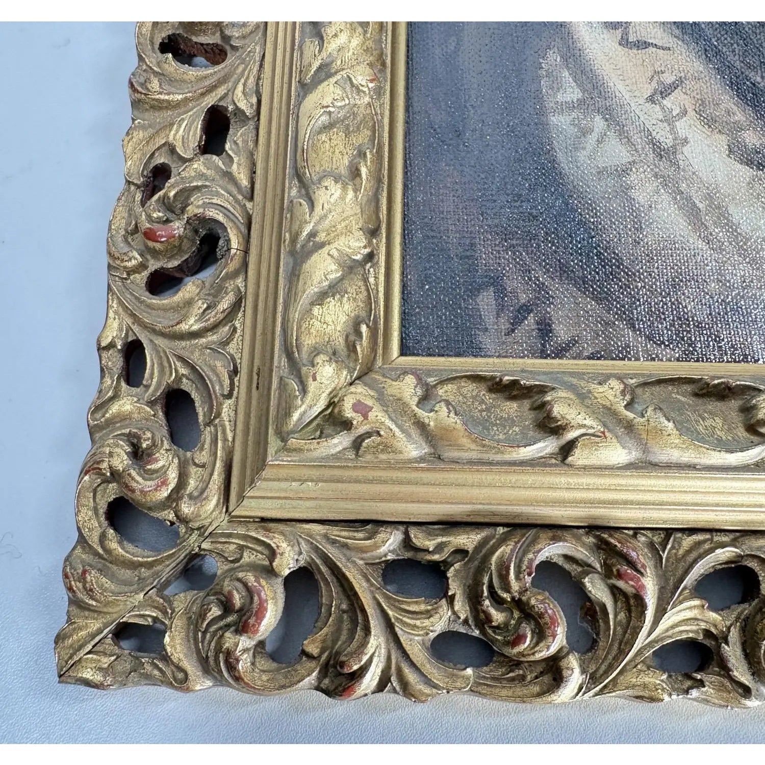 Original Stephen LeBailly Oil Study – "Memory of Goya" in Gilded Frame