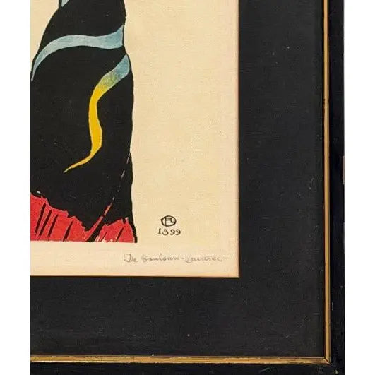 Vintage Henri De Toulouse-Lautrec Jane Avril Musée D'Albi Lithograph Numbered 206 Of 350