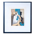 Rare Signed 1973 Dorothea Tanning Surrealist Etching En Chair Et En Or, Limited Edition Abstract Nude Modernist Wall Art
