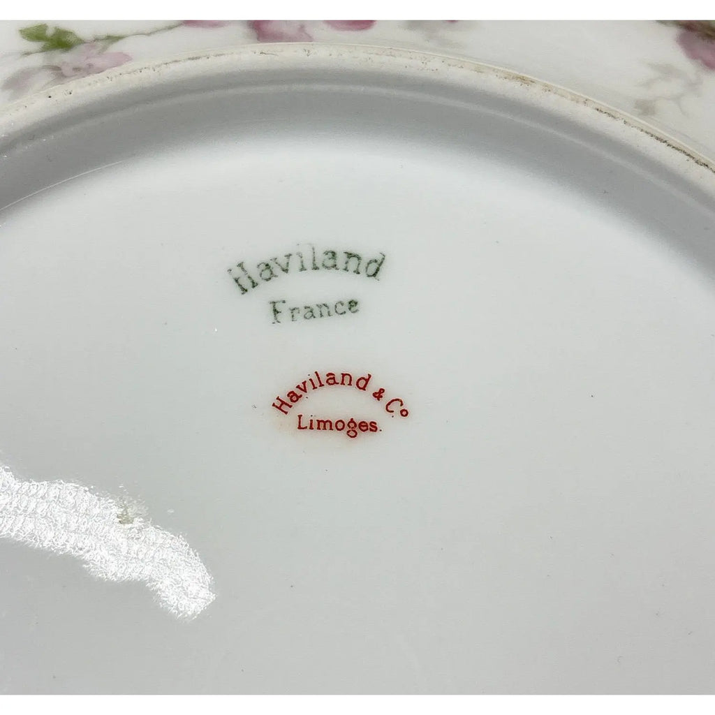 12-Piece Antique Haviland & Elite Works Limoges Mixed Floral Collection