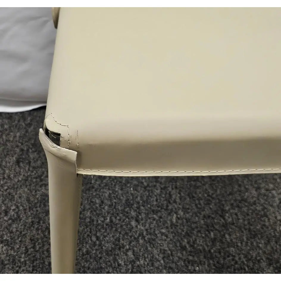 Interlude Home Malin Dining Chair - Mediterranean Sand Leather