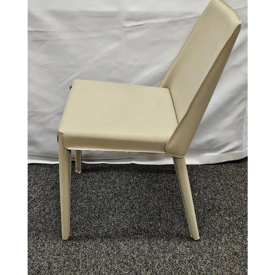 Interlude Home Malin Dining Chair - Mediterranean Sand Leather