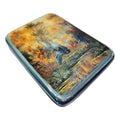 Large Signed "Fedoskino School" Lacquer Box – "In the Marsh" by M. Larina