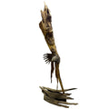 Monumental Lubomir Tomaszewski Signed Wood And Copper Bird Sculpture Seven Feet Tall