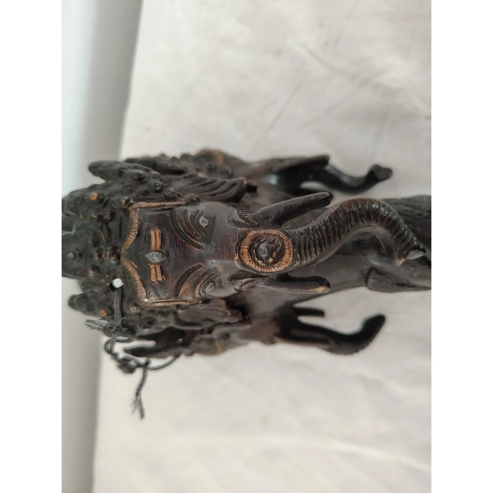 Large 20th Century Tibetan Bronze Ritual Kartika Phurba with Hayagriva