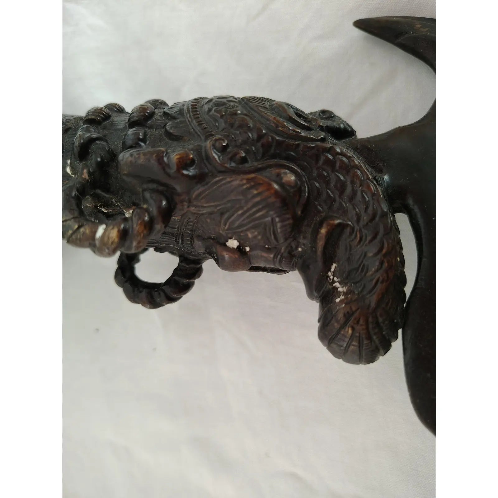 Large 20th Century Tibetan Bronze Ritual Kartika Phurba with Hayagriva