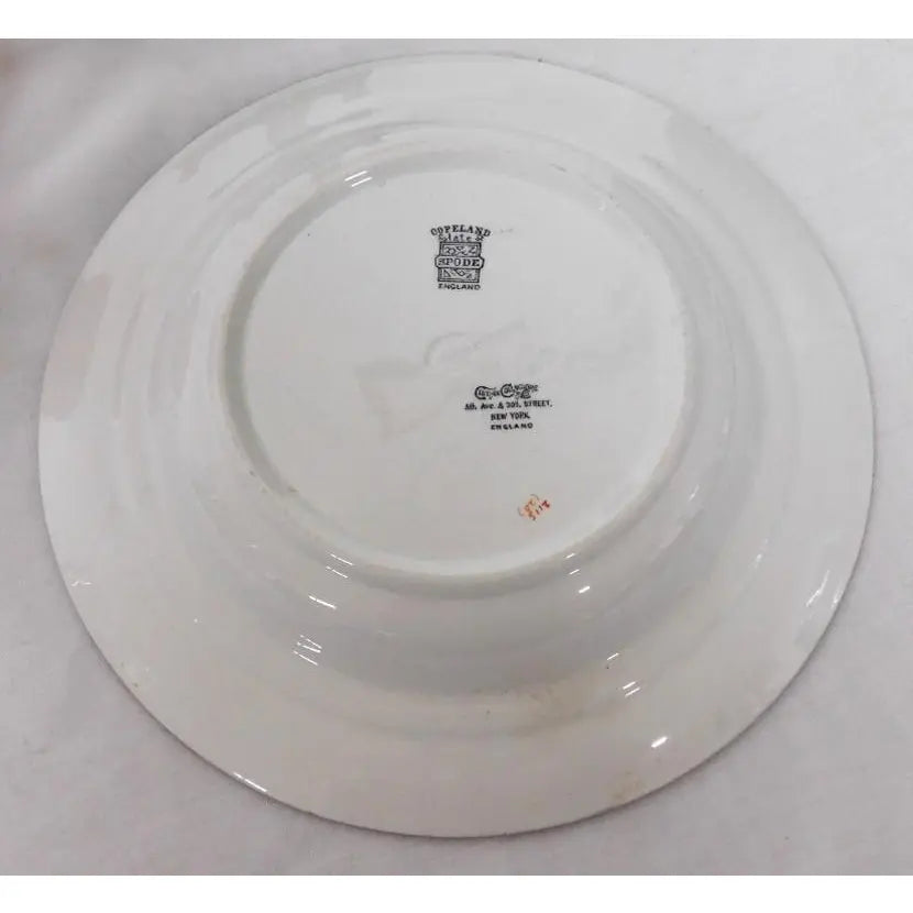 Rare Antique Copeland Spode "Peacock" Pattern 10.5" Bowl – Gilman Collamore & Co. Retailer Mark