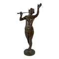 Antique French Art Nouveau Bronze Sculpture Musique By Marcel Debut