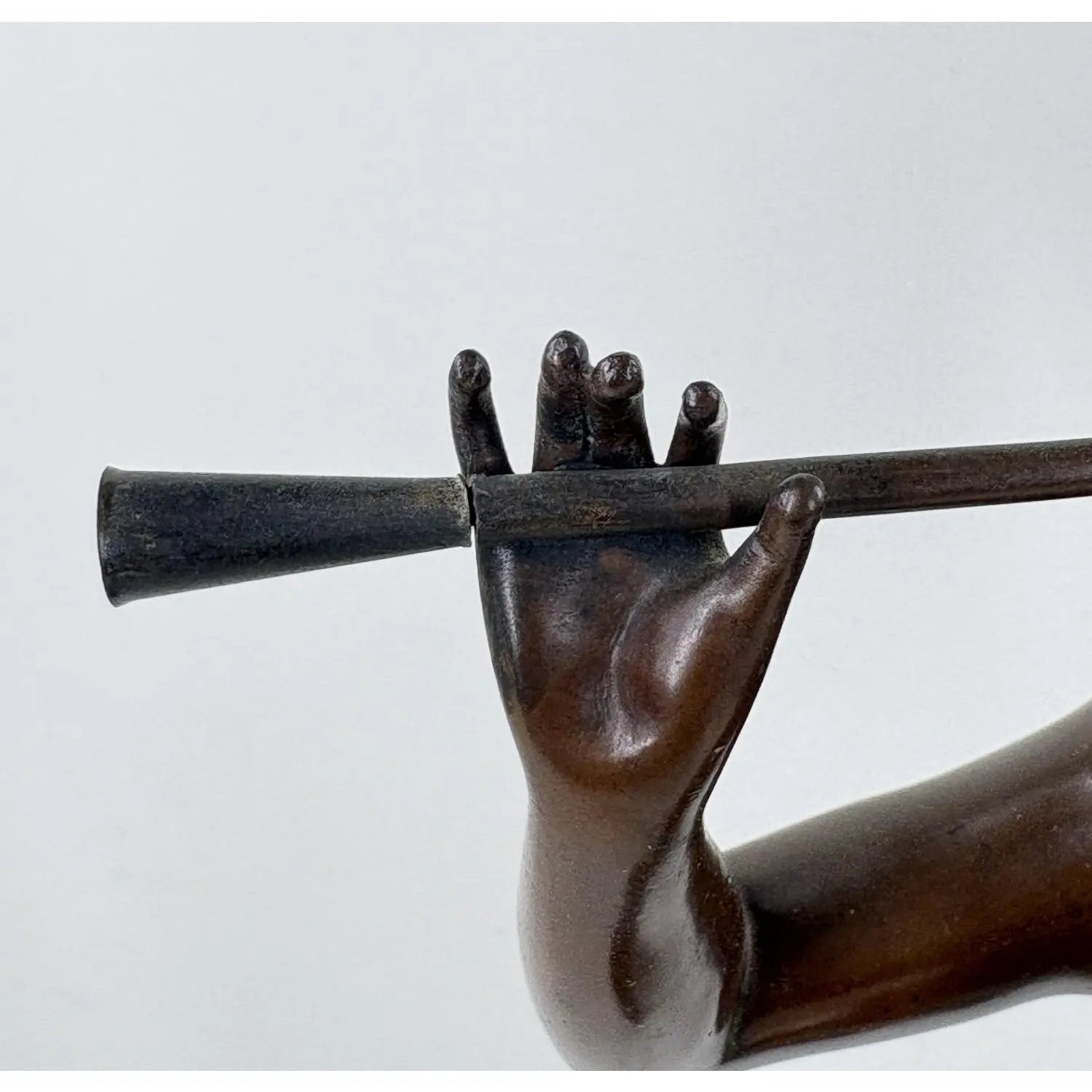 Antique French Art Nouveau Bronze Sculpture Musique By Marcel Debut