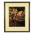 "Elena and Maria" – Framed Fine Art Print after Joaquín