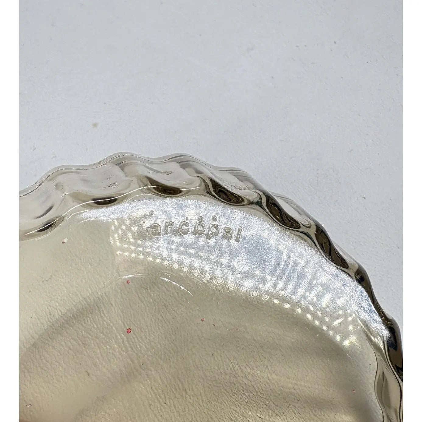 Vintage Arcopal France Smoked Glass 4.25" Tart Dishes - Set of 8