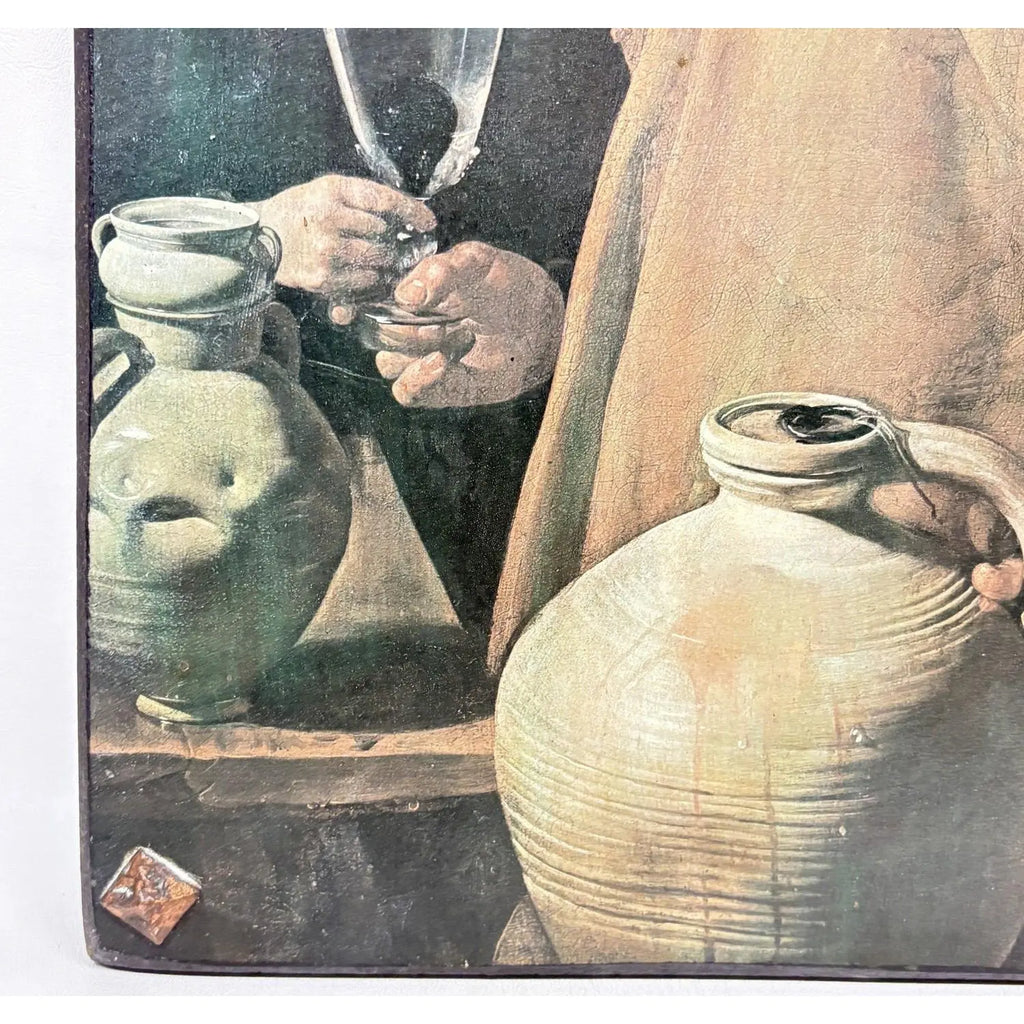 Diego Velázquez 'The Waterseller of Seville' Lithograph on Board