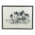 Original Pen & Ink Rendering of Seattle’s Historic Ward-Heintz House
