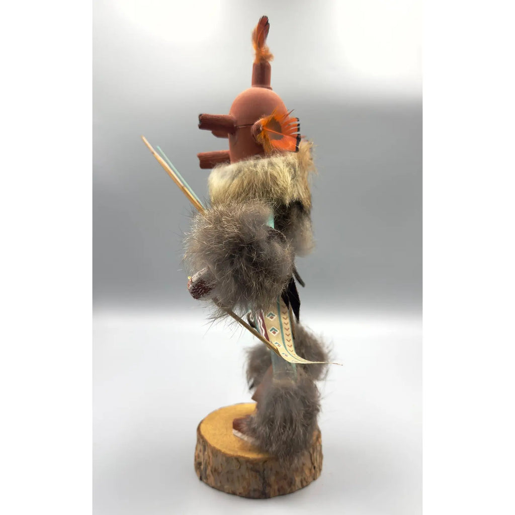 Vibrant Hand-Carved Navajo "Little Bird Ogre" Kachina Doll – Gilbert Ortega Gallery