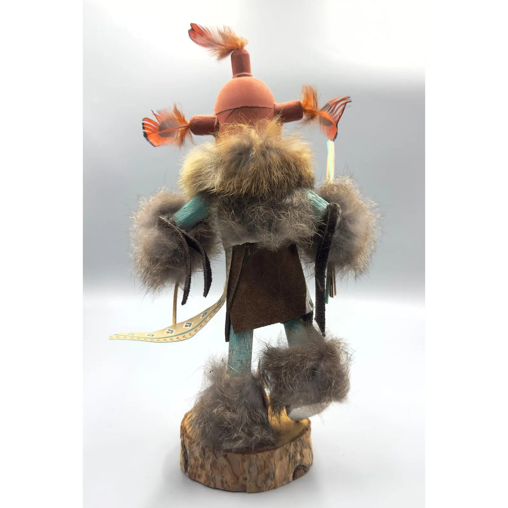 Vibrant Hand-Carved Navajo "Little Bird Ogre" Kachina Doll – Gilbert Ortega Gallery