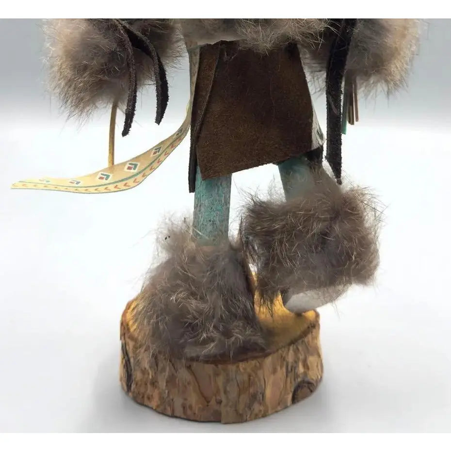 Vibrant Hand-Carved Navajo "Little Bird Ogre" Kachina Doll – Gilbert Ortega Gallery