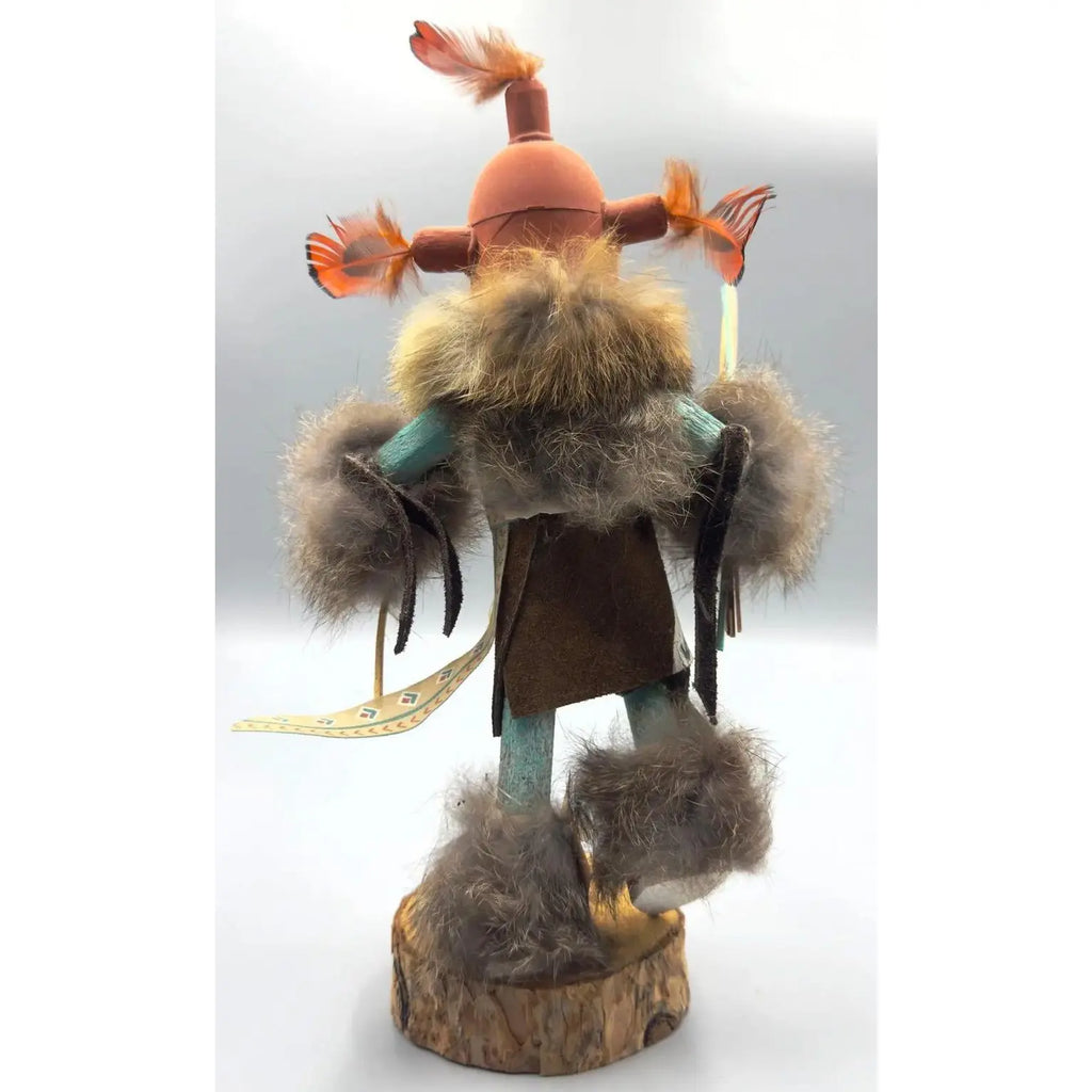Vibrant Hand-Carved Navajo "Little Bird Ogre" Kachina Doll – Gilbert Ortega Gallery