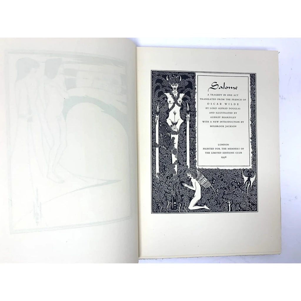 Rare Signed 1938 Oscar Wilde "Salome" — Limited Editions Club (2-Vol. Set) - Illustrated by André Derain & Aubrey Beardsley | Numbered 1284/1500