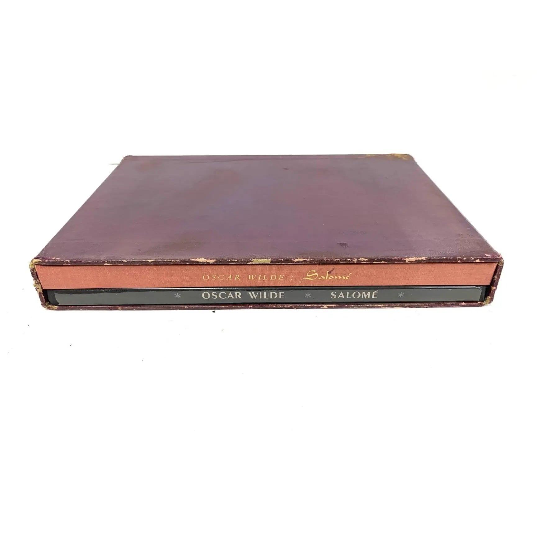 Rare Signed 1938 Oscar Wilde "Salome" — Limited Editions Club (2-Vol. Set) - Illustrated by André Derain & Aubrey Beardsley | Numbered 1284/1500