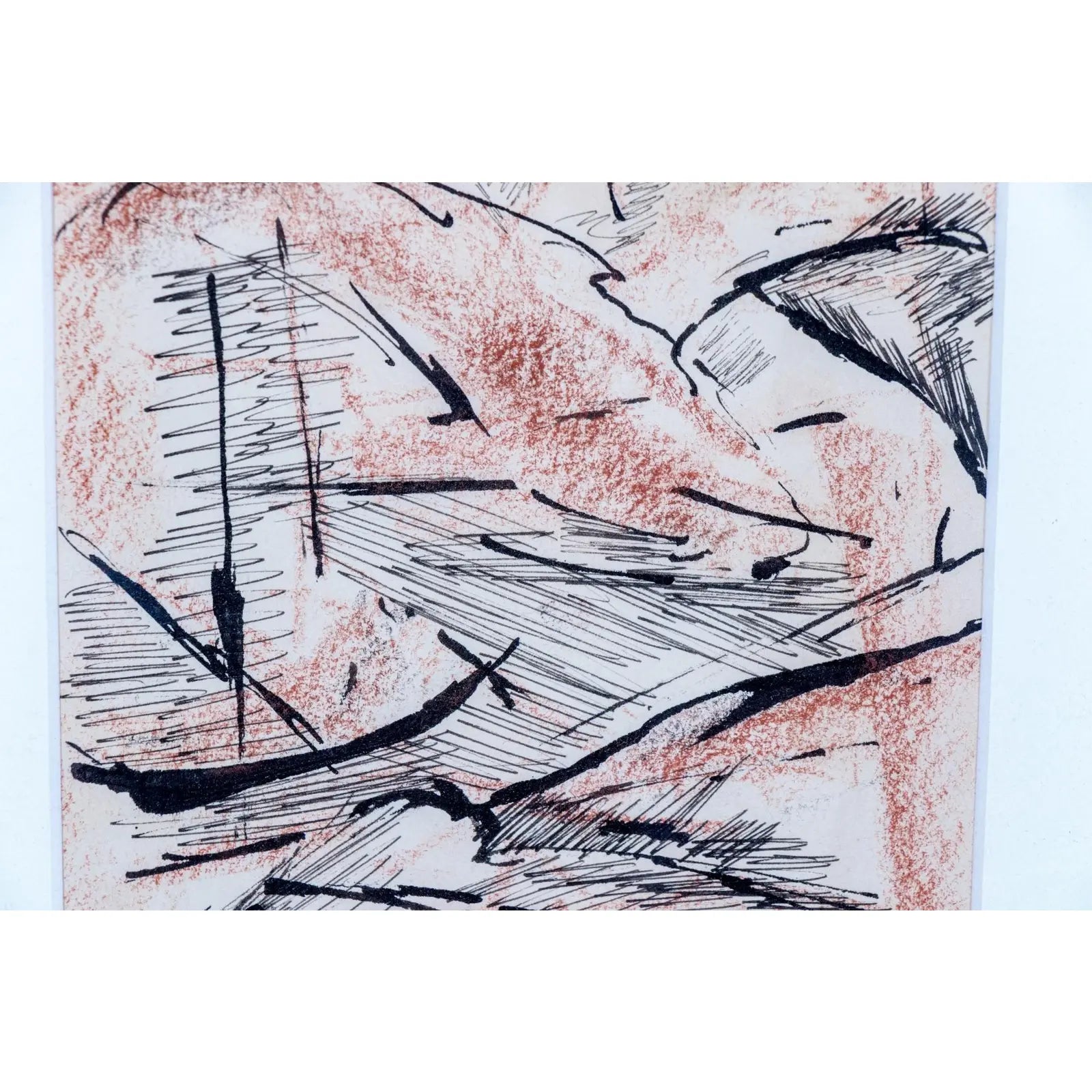 Elizabeth Erlanger Signed Original Abstract Mixed-Media New York School Art