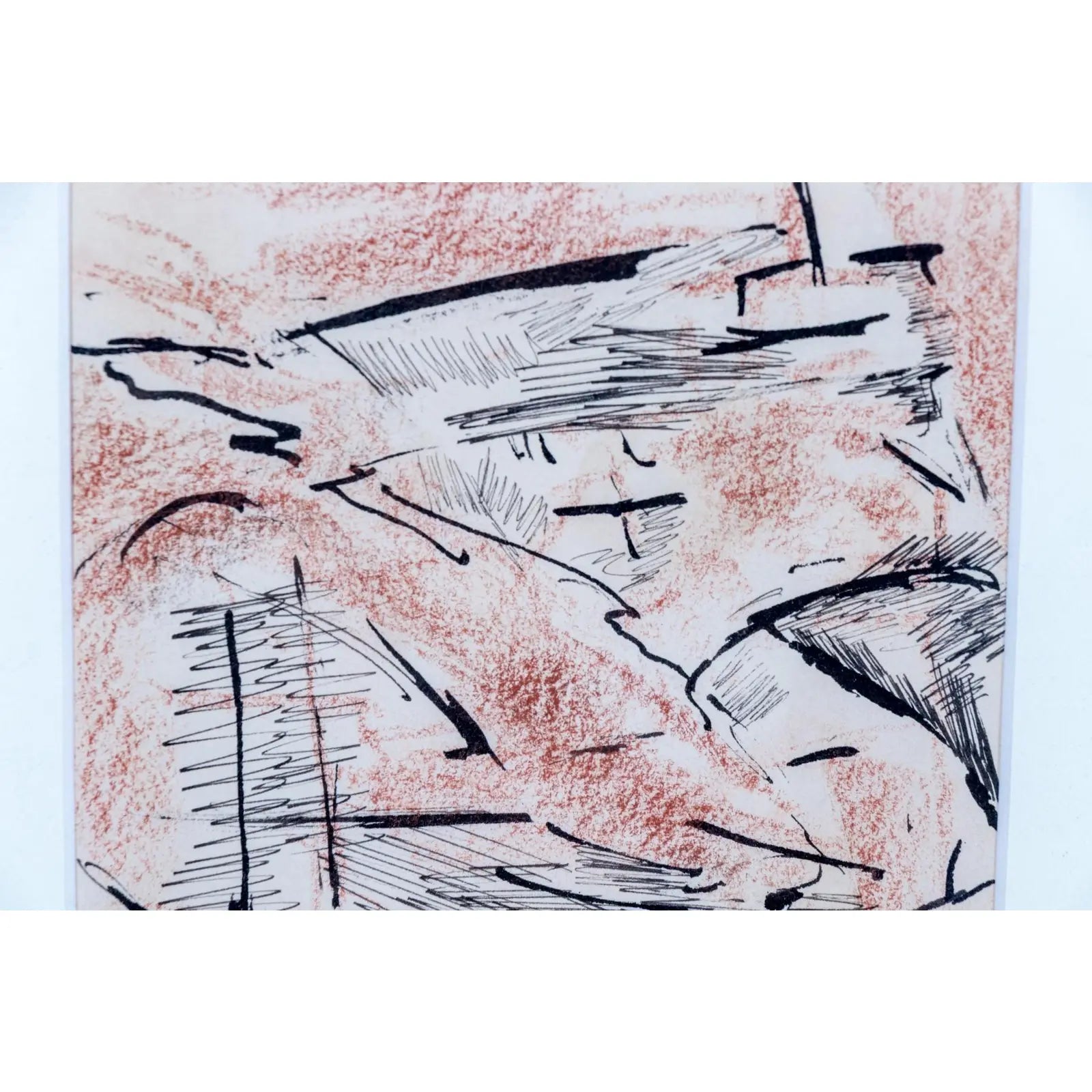 Elizabeth Erlanger Signed Original Abstract Mixed-Media New York School Art