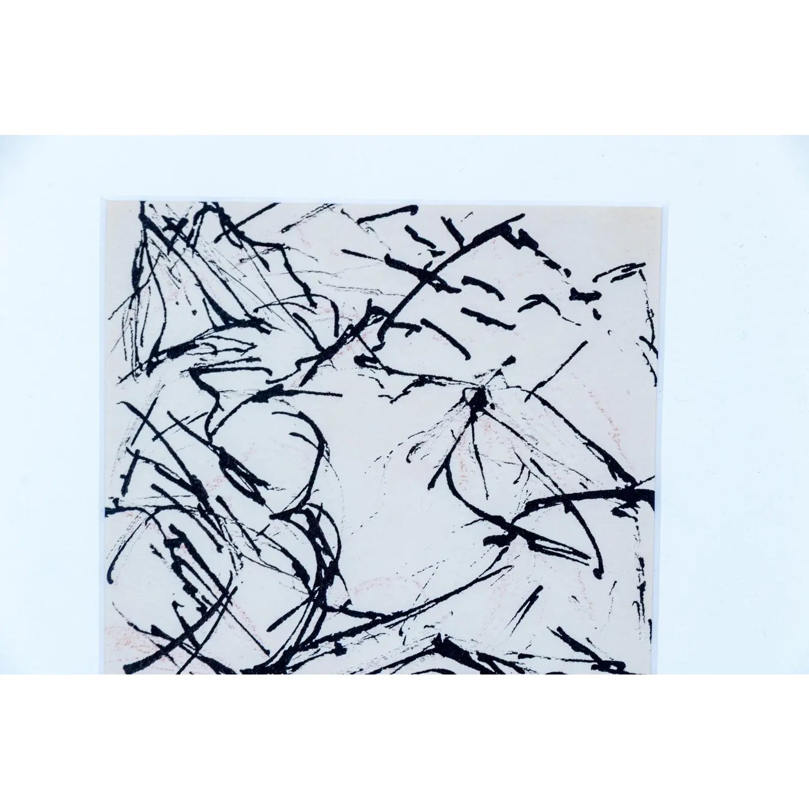 Elizabeth Erlanger Signed Abstract Mixed-Media New York School Modernism
