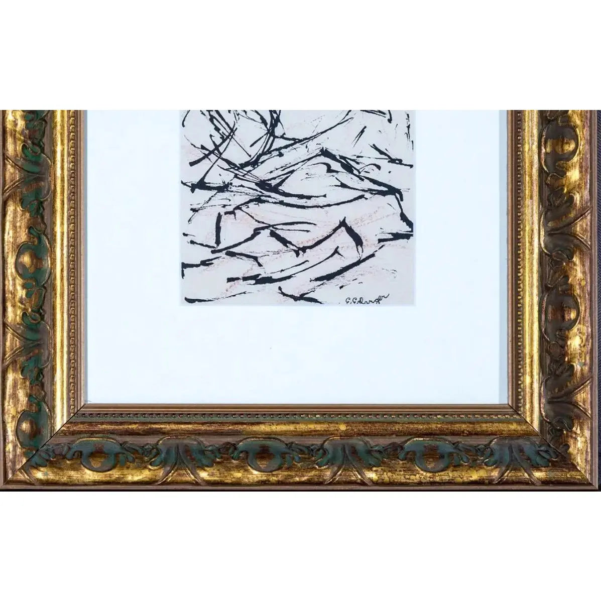 Elizabeth Erlanger Signed Abstract Mixed-Media New York School Modernism
