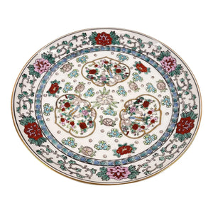 Vintage 11" Hand-Painted "Gold Imari" Japanese Porcelain Charger Plate