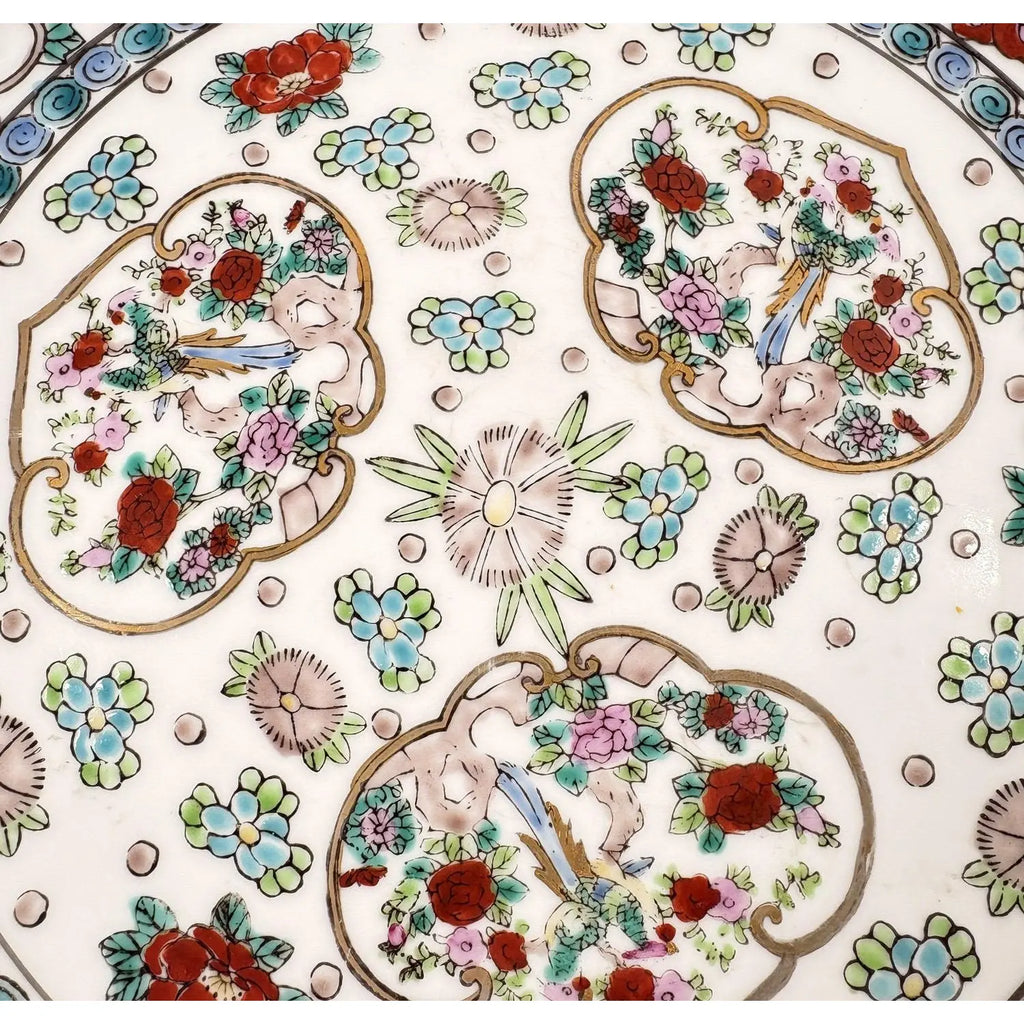 Vintage 11" Hand-Painted "Gold Imari" Japanese Porcelain Charger Plate