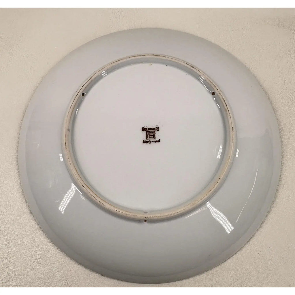Vintage 11" Hand-Painted "Gold Imari" Japanese Porcelain Charger Plate
