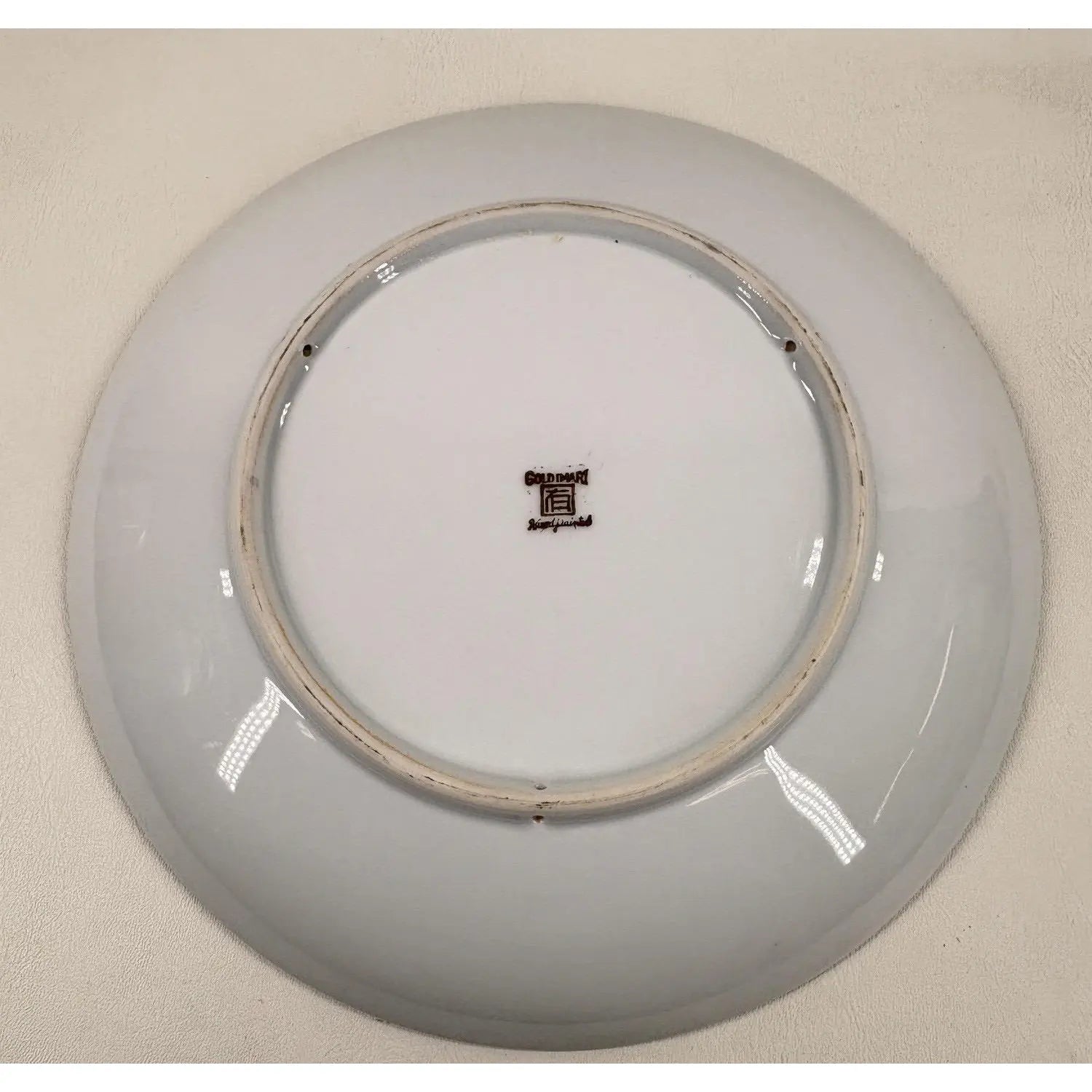 Vintage 11" Hand-Painted "Gold Imari" Japanese Porcelain Charger Plate