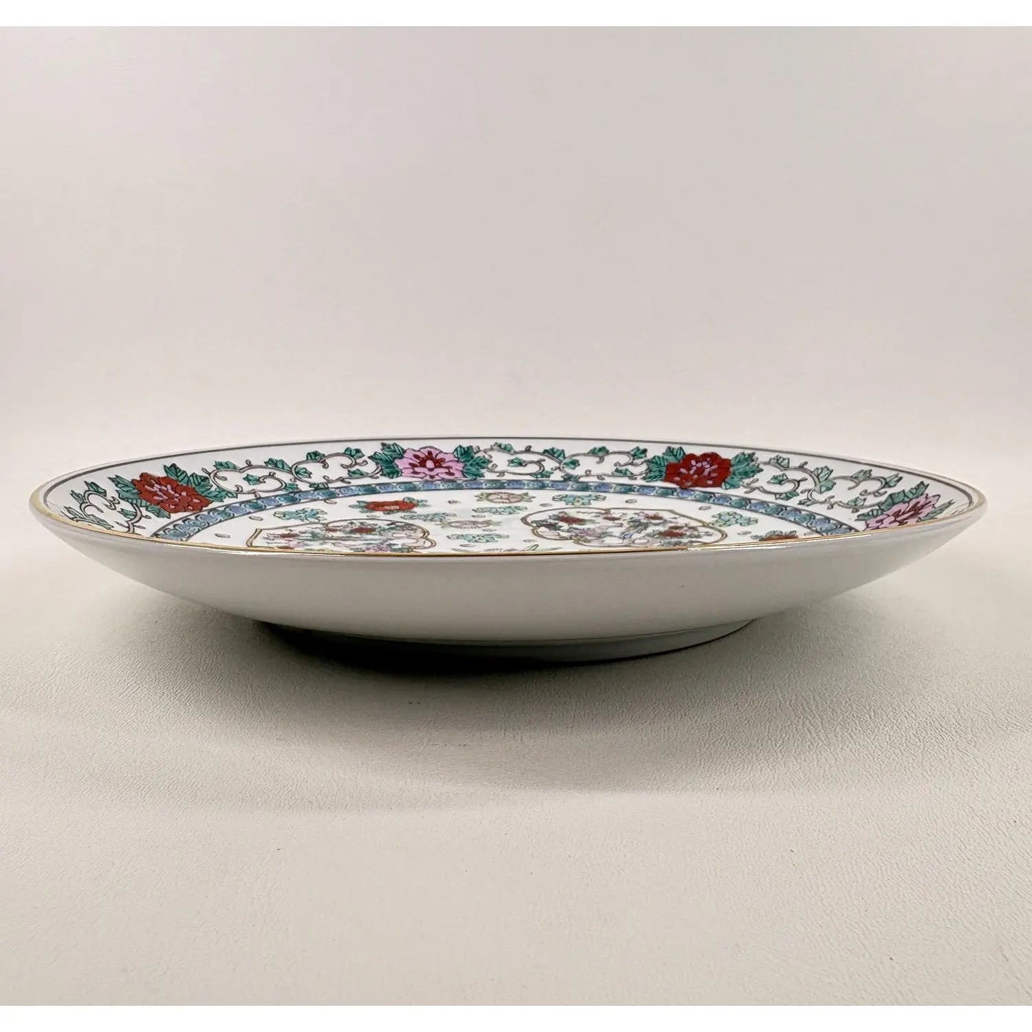 Vintage 11" Hand-Painted "Gold Imari" Japanese Porcelain Charger Plate