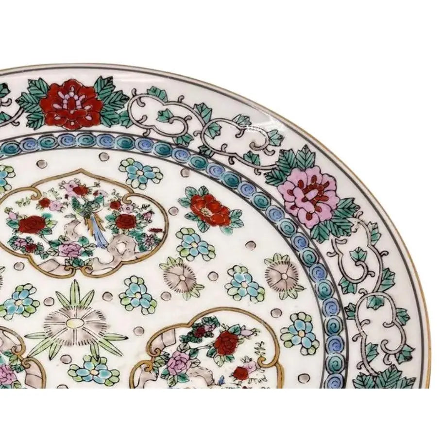 Vintage 11" Hand-Painted "Gold Imari" Japanese Porcelain Charger Plate