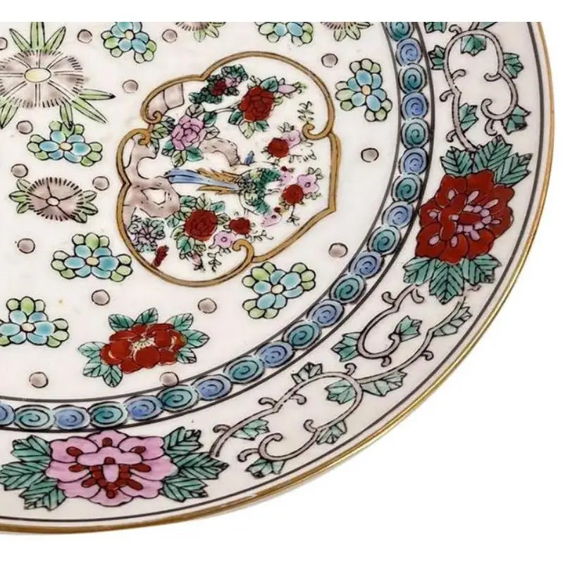Vintage 11" Hand-Painted "Gold Imari" Japanese Porcelain Charger Plate