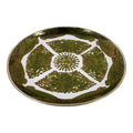 Vintage 10.75" Hand-Painted "Gold Imari" Japanese Porcelain Charger – Rare Green & Gold