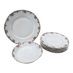 Antique Theodore Haviland Limoges 7-Pc Set – Schleiger 1047 for J. Seth Hopkins