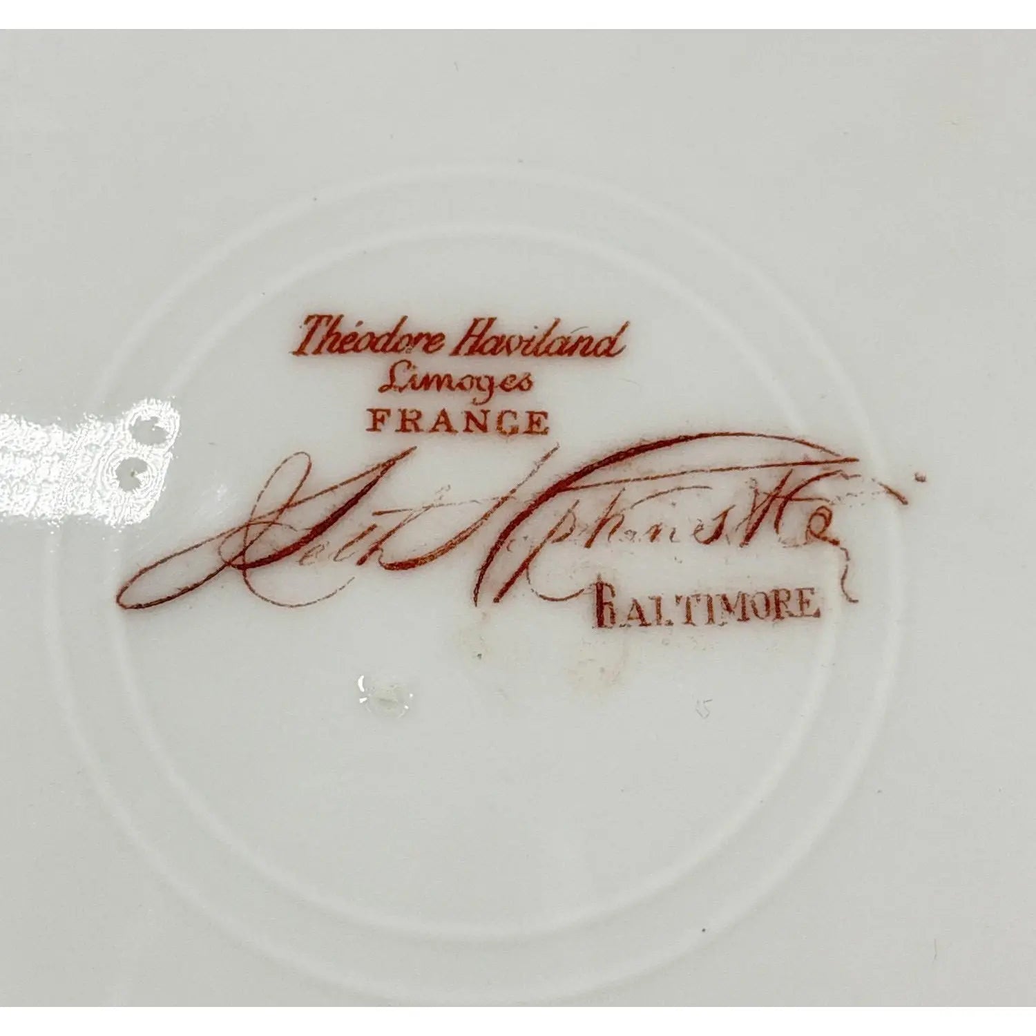 Antique Theodore Haviland Limoges 7-Pc Set – Schleiger 1047 for J. Seth Hopkins