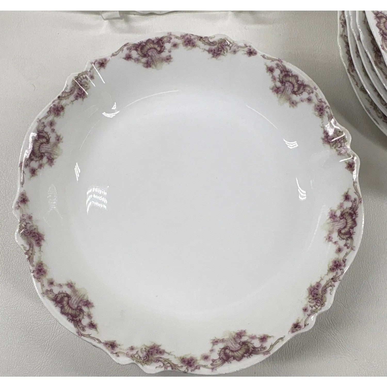 Antique Theodore Haviland Limoges 7-Pc Set – Schleiger 1047 for J. Seth Hopkins