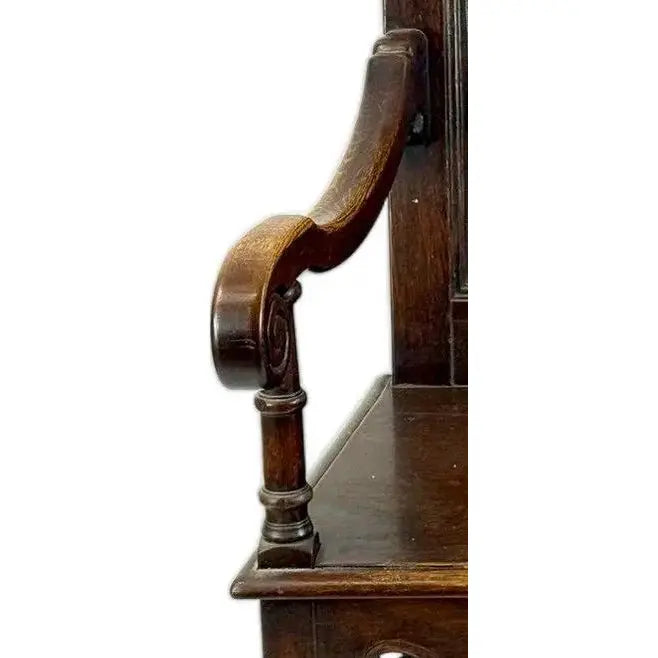 Rare Dated 1670 Museum-Quality 17th C. Charles II English Oak Yorkshire Wainscot Armchair&nbsp;