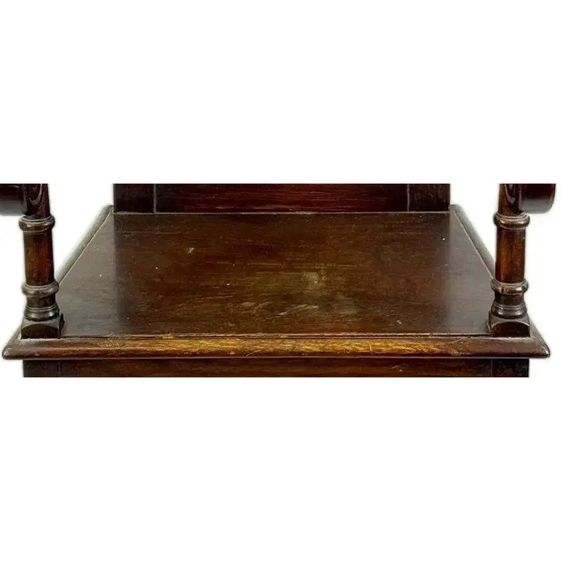 Rare Dated 1670 Museum-Quality 17th C. Charles II English Oak Yorkshire Wainscot Armchair&nbsp;