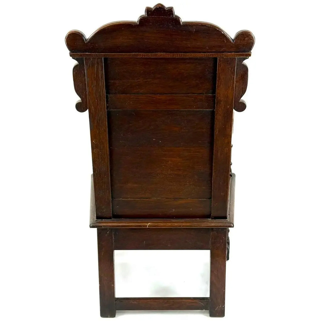 Rare Dated 1670 Museum-Quality 17th C. Charles II English Oak Yorkshire Wainscot Armchair&nbsp;