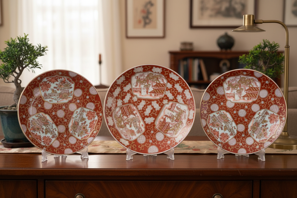 All Three Distinct Imari Plate Designs