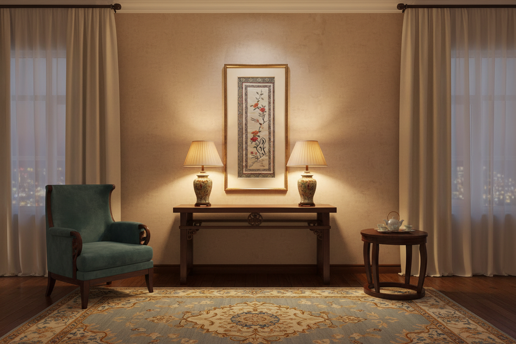 Chinese Silk Embroidery Panel - Authentic Style