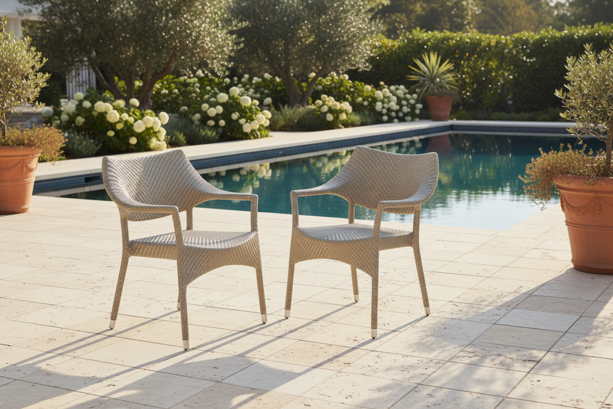 Janus et Cie Amari Lounge Chairs – Patio Setting